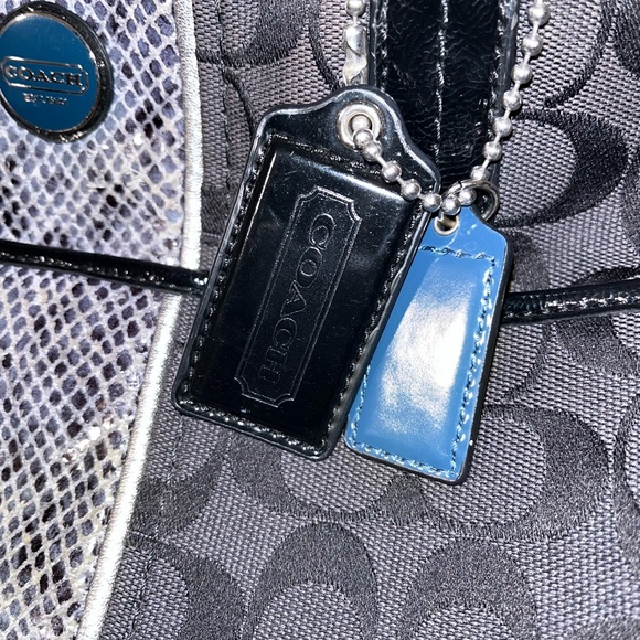 Coach Signature Python Tote Bag - Picture 4 of 6